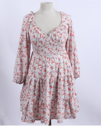 Entro® Ladies' Floral Print L/S Dress
