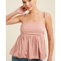 Listicle® Ladies' Puff Woven Tank Top