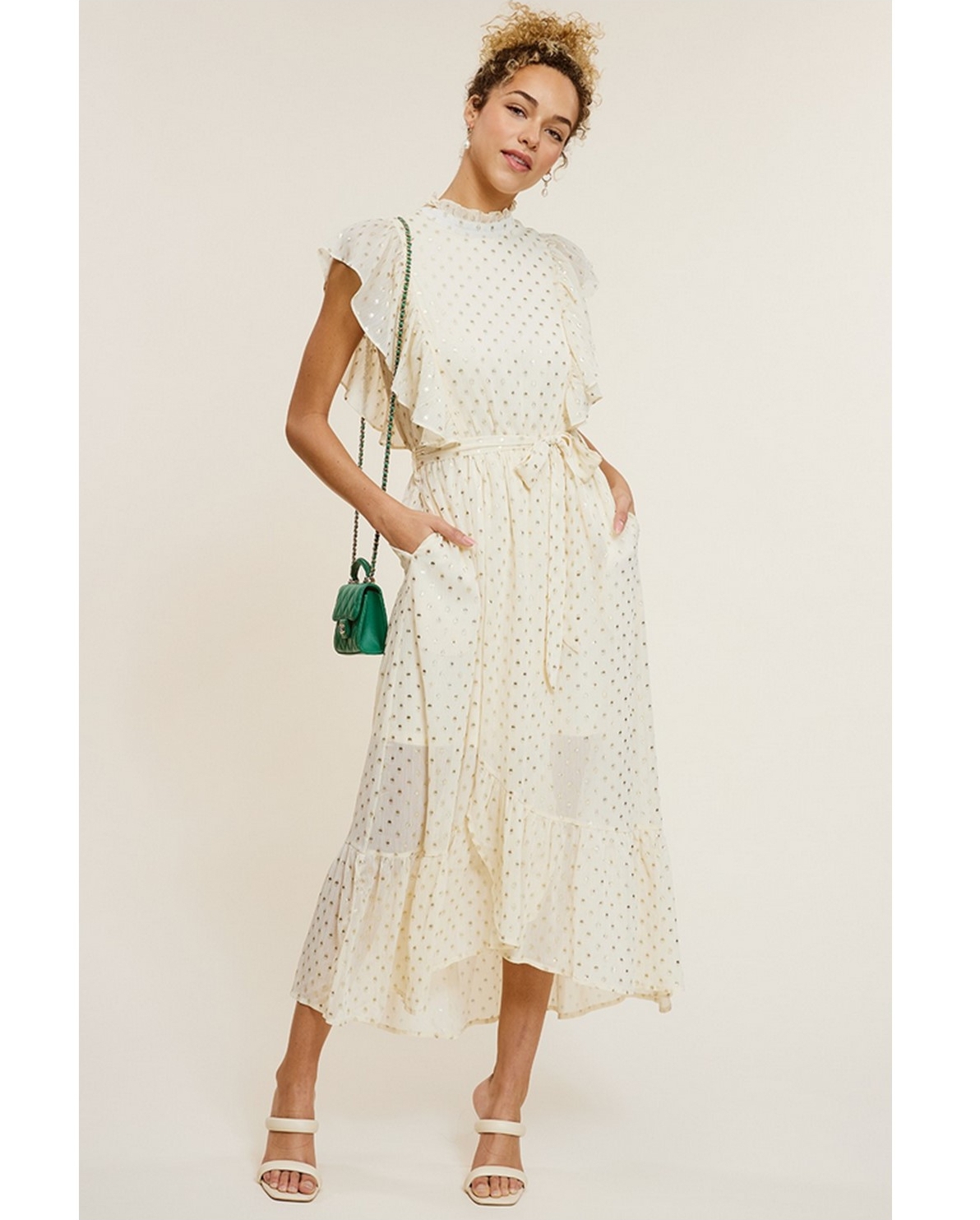 knee length dresses for ladies Joseph Ribkoff Black/Multi Floral Print Chiffon Pleated Midi Dress Style  243770X main image 1