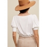 Listicle® Ladies' Soft Knit Puff Sleeve Top