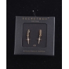 Ladies' Dipped Cross Earring Gold