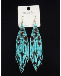 Loom Beaded Earring Turquoise