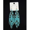 Loom Beaded Earring Turquoise
