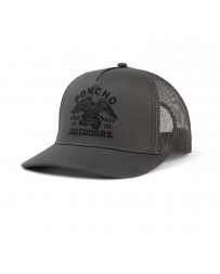 Poncho(TM) Grey Eagle Trucker Cap - Black