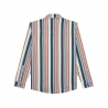 Poncho(TM) Men's The Frontman Rodeo Stripes Performance Denim Long Sleeve Snap Shirt