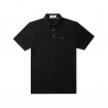 Poncho(TM) Men's The Permian Black Pima Cotton Field Polo