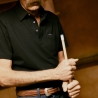 Poncho(TM) Men's The Permian Black Pima Cotton Field Polo