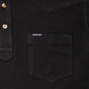 Poncho(TM) Men's The Permian Black Pima Cotton Field Polo