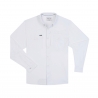 Poncho(TM) Men's The Odessa White Performance Long Sleeve Snap Shirt