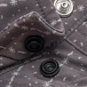 Poncho(TM) Men's The Camino Starry Charcoal Haze Performance Long Sleeve Snap Shirt
