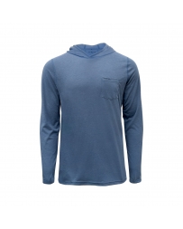 Poncho(TM) Men's The Blue Hole Bridge Slate Blue Performance Hoodie