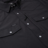 Poncho(TM) Men's The Charro Black Tuff-Thread Long Sleeve Snap Shirt