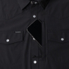 Poncho(TM) Men's The Charro Black Tuff-Thread Long Sleeve Snap Shirt