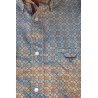 Drover Men's Sonora Signature Series Brown Print Performance Vent Shirt