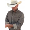 Drover Men's Cheyenne Signature Series Brown Long Sleeve Shirt