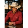 Drover Men's The Pecos Signature Series Red Performance Vent Shirt
