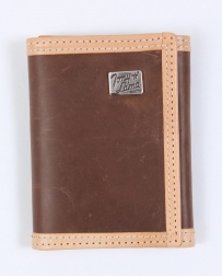 Tony Lama® Men's Brown Distressed Tri-fold Wallet