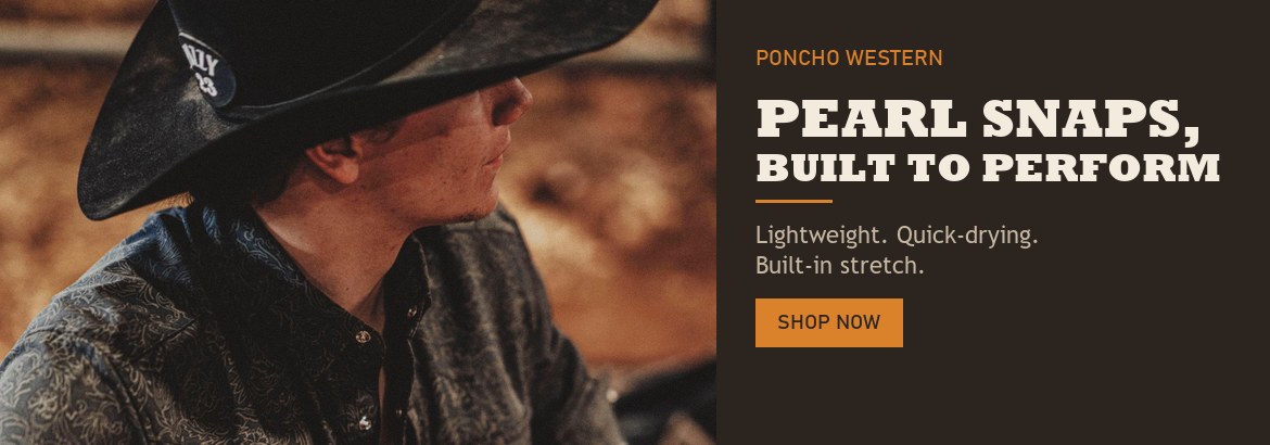 Shop Poncho performance pearl snap western shirts
